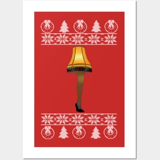 A Christmas story lamp Posters and Art